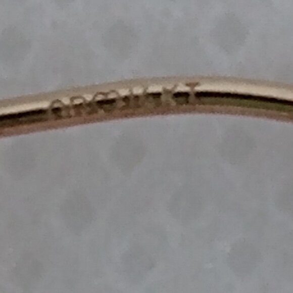 Beautiful solid 14kt  yellow gold, hoops! - Picture 8 of 9